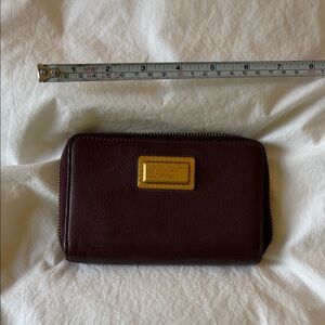 Marc By Marc Jacobs Plum Leather Wallet